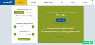 persoonlijke lening simulatie